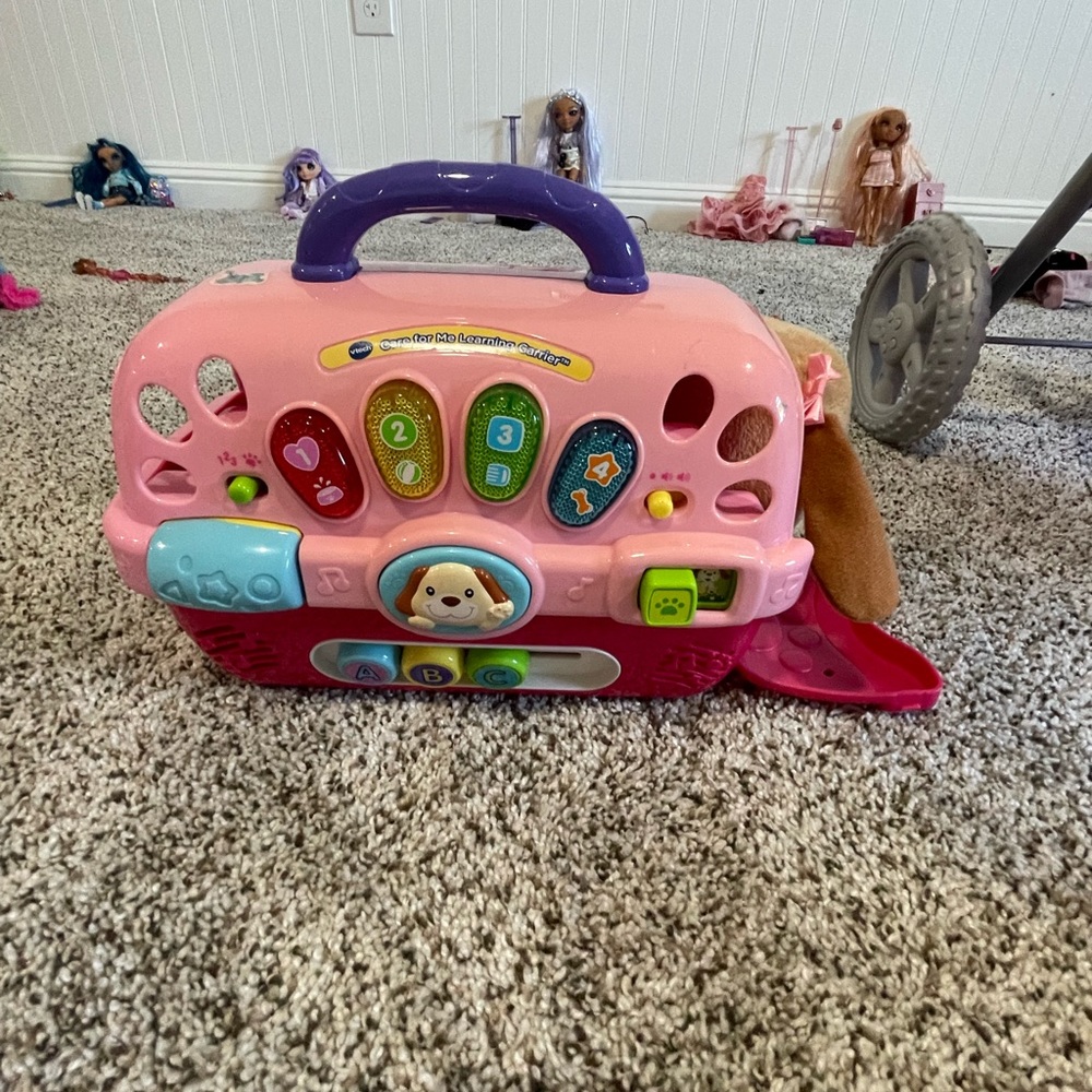 Vetch dog and carrier